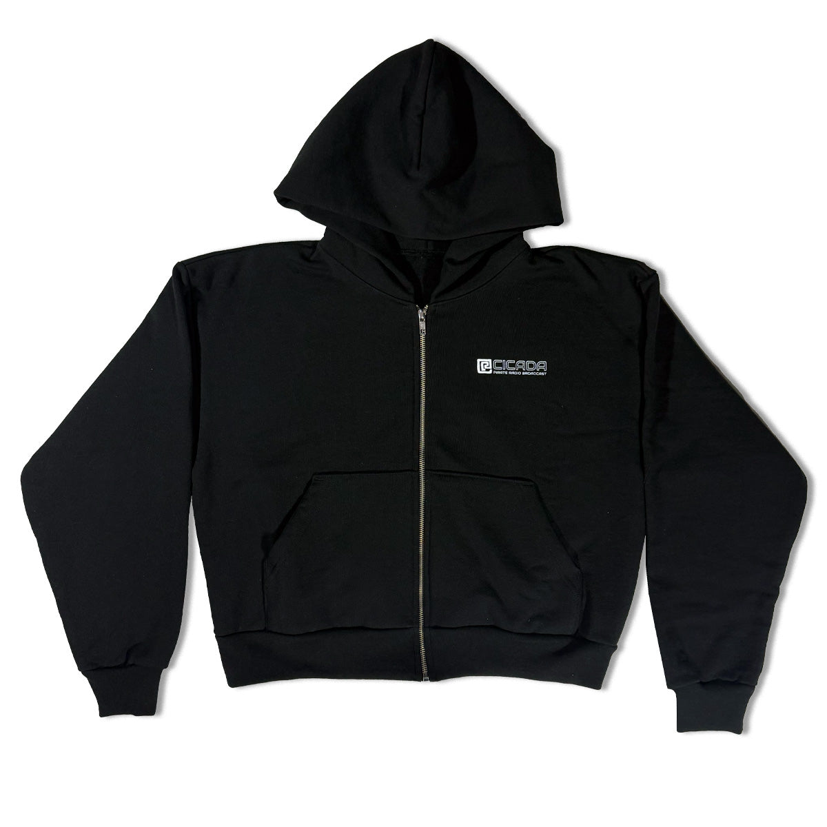 LABYRINTH CROPPED HOODIE